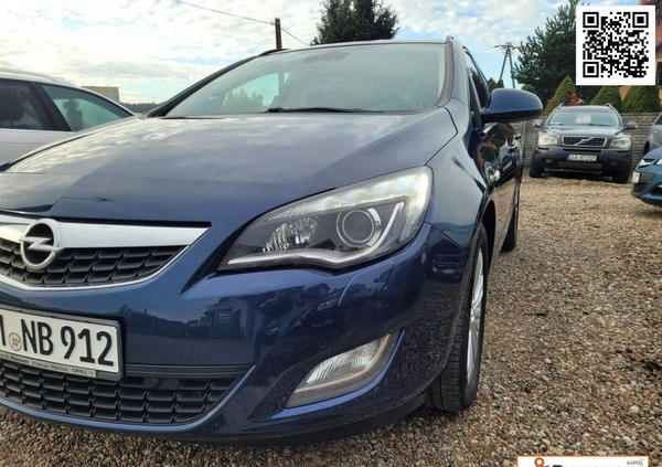 Opel Astra cena 27900 przebieg: 240000, rok produkcji 2011 z Kąty Wrocławskie małe 529